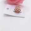 Grampo de cabelo de liga coreana para franja lateral com strass, presilha de cabelo fofa para meninas (cerca de 1,5 cm)
