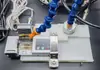 Alicate de Descascamento a Quente para Fibra Óptica Hjr-7, Descascador a Quente com Estação de Limpeza Automática por Jato de Ar, Adequado para Descascamento e Corte a Quente em Massa em Fábricas