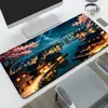 Mouse Pad Desenho Animado Teclado de Computador Mesa de Trabalho Jogos Estilo Anime Tapete de Mesa de Escritório para Homens e Mulheres com Bordas Costuradas e Design Espessado