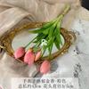Flores artificiales de tulipán, sensación de flores de tulipán, decoración del hogar, adornos, accesorios de fotografía de boda, flores falsas transfronterizas