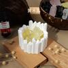 Pedra Fragrante de Cristal Natural Gesso Aglomerado de Cristal Caixa de Armazenamento Gesso de Aromaterapia Sem Fogo Castiçal Decoração da Sorte para Casa Ornamentos