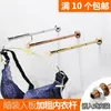 Suporte de cartão de parede para loja de lingerie tubo quadrado prateleira de lingerie haste de suspensão haste de lingerie ouro rosa preto titânio dourado gancho de sutiã conta