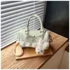 Bolsa de Mão Feminina Fashion Estilo Coreano 2026 Nova com Acabamento em Renda Mochila Estilosa de Alto Valor para Mulheres