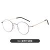 Armazón de gafas con junta no soldada Linde acero inoxidable súper elástico férula para gafas marco anti-luz azul con gafas para miopía 7909