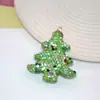 Llavero de Árbol de Navidad de Arcilla Suave al por Mayor con Diamantes, Lindo Colgante Personalizado para Bolso, Llavero de Coche, Accesorios Coloridos