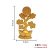 Yuanbao Wind and Water Windmill Turn Desktop Ornaments Recrutando Arroz para Fa Cai Tree Money Rolling Turn Abrindo Presentes