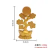 Fábrica de Origen Árbol del Dinero Atracción de Riqueza Adorno Base Yuanbao Árbol de Monedas de Cobre Escritorio de Recepción Escritorio Decoración Auspiciosa Artesanía