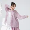 Nuevo Traje de Danza Clásica Estilo Chino para Mujer, Nuevo Modelo con Camisa de Borlas de Perlas, Top de Práctica de Rendimiento Holgado y Fluido Estilo Antiguo