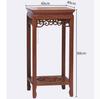 Mesa Divina com Armário em Mogno Maciço, Divisória para Oferendas, Mesa para Casa, Mesa Zen com Buda, Armário Vertical em Pau-rosa com Esculturas para Culto.