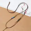 Cordón para colgante tejido a mano, exquisitamente elaborado, combinado con un hermoso colgante de jade Hetian, moderno y ajustable.