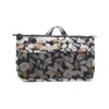 Bolsa de tocador y maquillaje Flamingo de Buvan con doble cremallera, Bolsa de almacenamiento multifuncional, Bolsa organizadora, Portátil