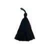 Venta directa del fabricante: Borlas de Algodón Puro, Flecos de Borla de 8 cm, Textiles para el Hogar y Accesorios de Ropa, Borlas Pequeñas en Stock, Flecos de Borla Teñibles
