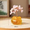 Cornucopia de citrino natural árbol de la fortuna oficina en casa inauguración de casa adornos de cristal de la fortuna regalo de apertura de negocio vaca lechera