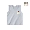 Roupa de Bebê Recém-Nascido Primavera Colete 100% Algodão Classe A Proteção da Barriga Meia-Costas Manga Zero para Recém-Nascidos Roupa de Primavera