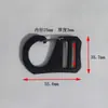Aluminio de Aviación Gancho con Rosca de 1 pulgada Hebilla de 9 Caracteres Suministros del Fabricante Hardware para Hebillas de Correa de Equipaje Mochila