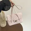 2026 Verano Nueva Moda Bolso de Hombro Sencillo Casual Estilo Coreano Diseño de Nicho Bolso de Mano Único para Mujer