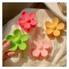 Presilha de Garra de Flor Popular Atacado Yiwu para Mulheres Japonesa Coreana Mais Vendida Simples Temperamento Garra de Cabelo Presilha de Cabelo Presilha Tubarão Para o Dia a Dia