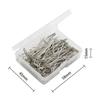 Venta al por mayor de fábrica 100 piezas de juego de agujas para peluca Aguja de posicionamiento en forma de T de 38 mm Aguja fija para extensión de cabello de peluca Accesorios de joyería
