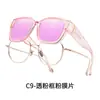Nuevas Gafas de Sol Europeas y Americanas de Marco Grande para Hombres y Mujeres, Que Se Pueden Usar con Gafas para Miopía, Gafas de Sol Polarizadas Anti-UV, Lote Transfronterizo