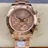 Reloj para Hombre Rolex Daytona Serie 40mm Multifuncional Cronógrafo Incrustado de Diamantes Mecánico Totalmente Automático Aliexpress