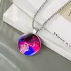Accesorios de Collar K-Pop de Grupo de Chicas Cazadoras de Brujas Más Vendidos Transfronterizos Collar con Colgante de Piedra del Tiempo Collar de Piedra Preciosa Fábrica al por Mayor