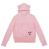 Moda casual de otoño e invierno transfronteriza europea y americana para mascotas perro y gato ropa con capucha sudadera para padres e hijos abrigo para perro ropa