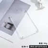 Marco de fotos magnético transparente de acrílico transfronterizo, marco de exhibición magnético, pegatina magnética para refrigerador de fotos, tarjeta pequeña con atracción magnética, personalizable