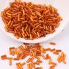 2x Contas de tubo de vidro preenchido com prata de 4mm artesanato joias contas de arroz DIY manual acessórios contas soltas material para contas
