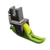 Línea de prensado de cremallera superior T58N P58N 0.3 pie prensatelas pequeño máquina de coser plana nuevo rodillo de plástico de teflón pie prensatelas estrecho