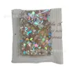 Suministro Directo de Fábrica Bolsa de 1g Lentejuela Láser Brillo Arte de Uñas Hecho a Mano DIY Barro de Cristal Slime Relleno de Polvo Brillante