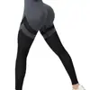 Calça de Yoga de Cintura Alta com Bumbum de Pêssego Transfronteiriça Sem Costura Fitness Esportiva Calça Abdominal