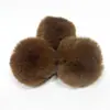 Directamente del fabricante: Bolas de Pelo Falso de Conejo de 8 cm, Accesorios de Bola de Felpa Coloridos para Ropa, Zapatos, Sombreros y Bolsos Hechos a Mano