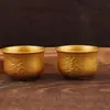 Nueva Taza Baifuku en Relieve para Adoración en Casa, Taza de Ofrenda para Adorar al Dios de la Riqueza, Bol de Agua para Buda, Adornos para Mejorar la Riqueza, Venta al por Mayor del Fabricante