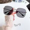 Gafas de Sol Polarizadas para Miopía de Mujer Verano 2022 Nuevas Celebridad de Internet Miopía Polarizadas Número de Altura Gafas 64 Montura Grande Montura de Espejo