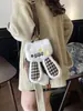 Mochila Fofa de Orelhas de Coelho Desenho Animado para Mulheres 2025 Nova Moda Tendência Super Popular Mochila de Celebridade da Internet Bolsa Peluda de Inverno