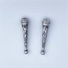 Tendencia casual corbata bolo corbata polo accesorios DIY hebilla deslizante de metal colgante de chasis cuerda de cuero 2023