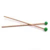 Xilofone/marimba baqueta marimba baqueta marimba baqueta Haste de ácer baqueta de teclado cabeça de silicone