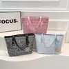 Bolsa Tote Grande e Elegante para Mulheres 2025 Outono Nova Bolsa de Ombro Tendência Estilo Coreano para Trabalho e Dia a Dia