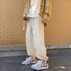 2026 Pantalones Nuevos para Hombre Otoño e Invierno Ajustados Rectos Casuales Largos Estilo Americano Versátiles Holgados Deportivos Pantalones de Chándal para Hombre Tendencia