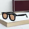 Devaux Moda Transfronteriza Estilo Japonés Gafas de Sol Hechas a Mano Cuadradas Retro Gafas de Sol Hip-Hop Material de Fibra de Acetato Jm