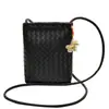 Bolso de hombro con textura tejida nuevo, bolso cruzado, bolso de moda para mujer, bolso ligero nuevo para teléfono, casual y versátil