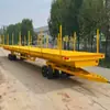 Transporte de Excavadora a Corta Distancia Remolque Hidráulico de Plataforma Diseño de Rueda Doble Rampa Incorporada Plataforma Resistente al Desgaste