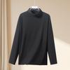 Camisa interior de terciopelo alemán de otoño e invierno, camiseta de manga larga para hombre, cuello medio alto, ropa de otoño, marca de moda, ropa de primera calidad para hombre