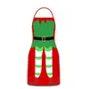Avental de Natal Papai Noel Elfo da Beleza Boneco de Neve Suprimentos de Decoração de Natal Avental de Cozinha Criativo Engraçado