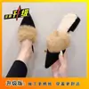 Pantuflas cerradas de moda, geniales, antideslizantes, cálidas y que aumentan la altura, nuevo estilo 2026, versátiles con vestidos, cómodas pantuflas de estilo coreano para usar en exteriores