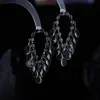 Pendientes de Borla con Hilo de Circonita Super Brillante de Alta Resistencia para Mujer, Lujo Accesible Estilo Celebridad Diseñador de Gama Alta Pendientes Personalizados para Mujer