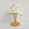 2026 Nuevo Sombrero de Sol de Protección Solar para Niños, Sombrero de Pescador Delgado de Ala Ancha de Verano, Lindo Sombrero Cubo de Fresa de Dibujos Animados para Niñas