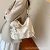 Bolsa Tote de Gran Capacidad 2024 Nuevo Lazo Plateado Bolso de Hombro de Moda Popular Bolso de Axila Bolso Cruzado para Viajes