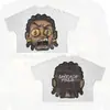 2026 Verano Hip-Hop Dibujos Animados Patrón Nuevo Transfronterizo Camiseta Estampada Estilo Harajuku Ropa de Manga Corta para Hombre