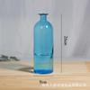 Jarrón de vidrio transparente colorido, hidropónico, para decoración del hogar, con boca pequeña, ideal para bodas y eventos.